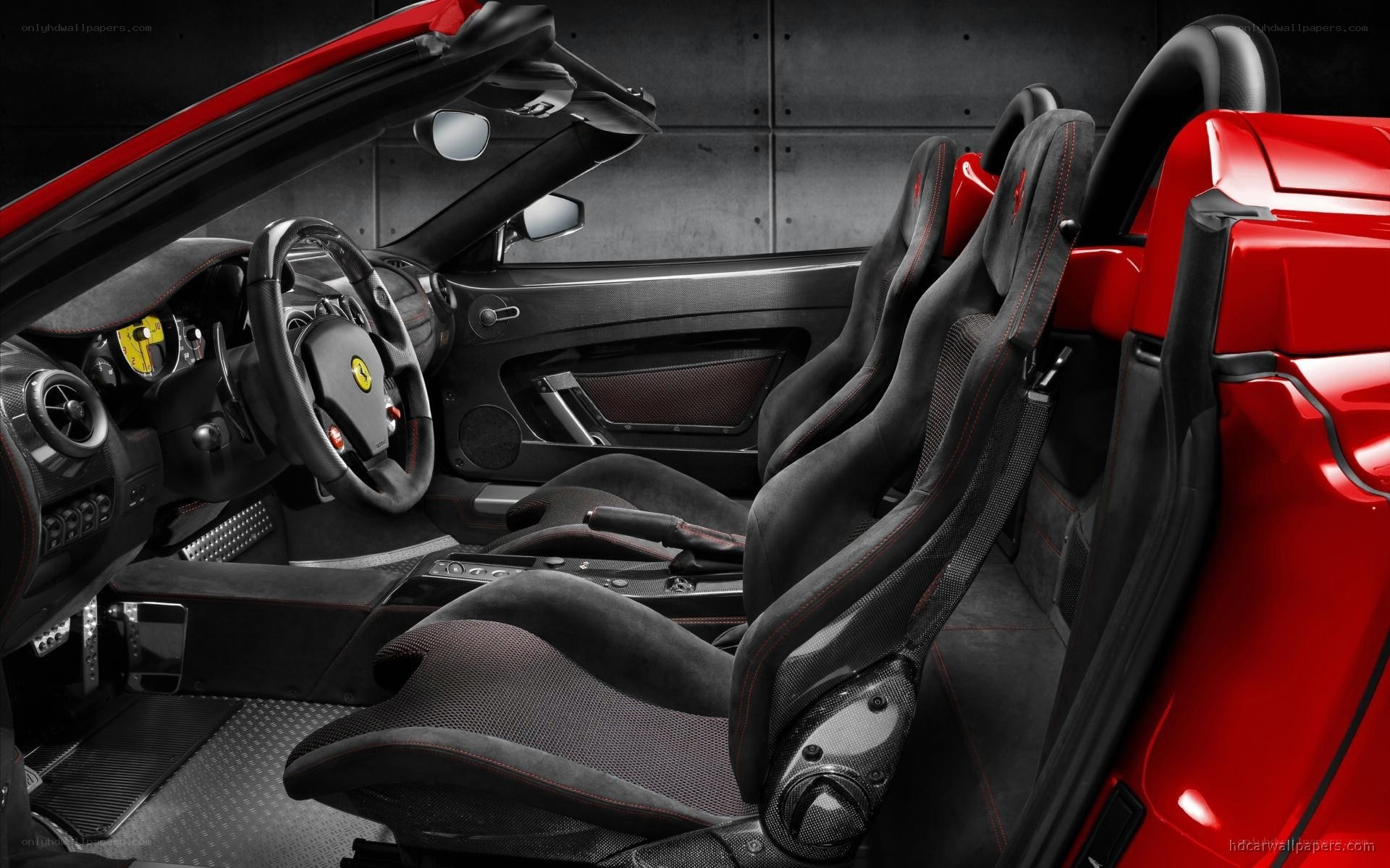 Ferrari interior cockpit