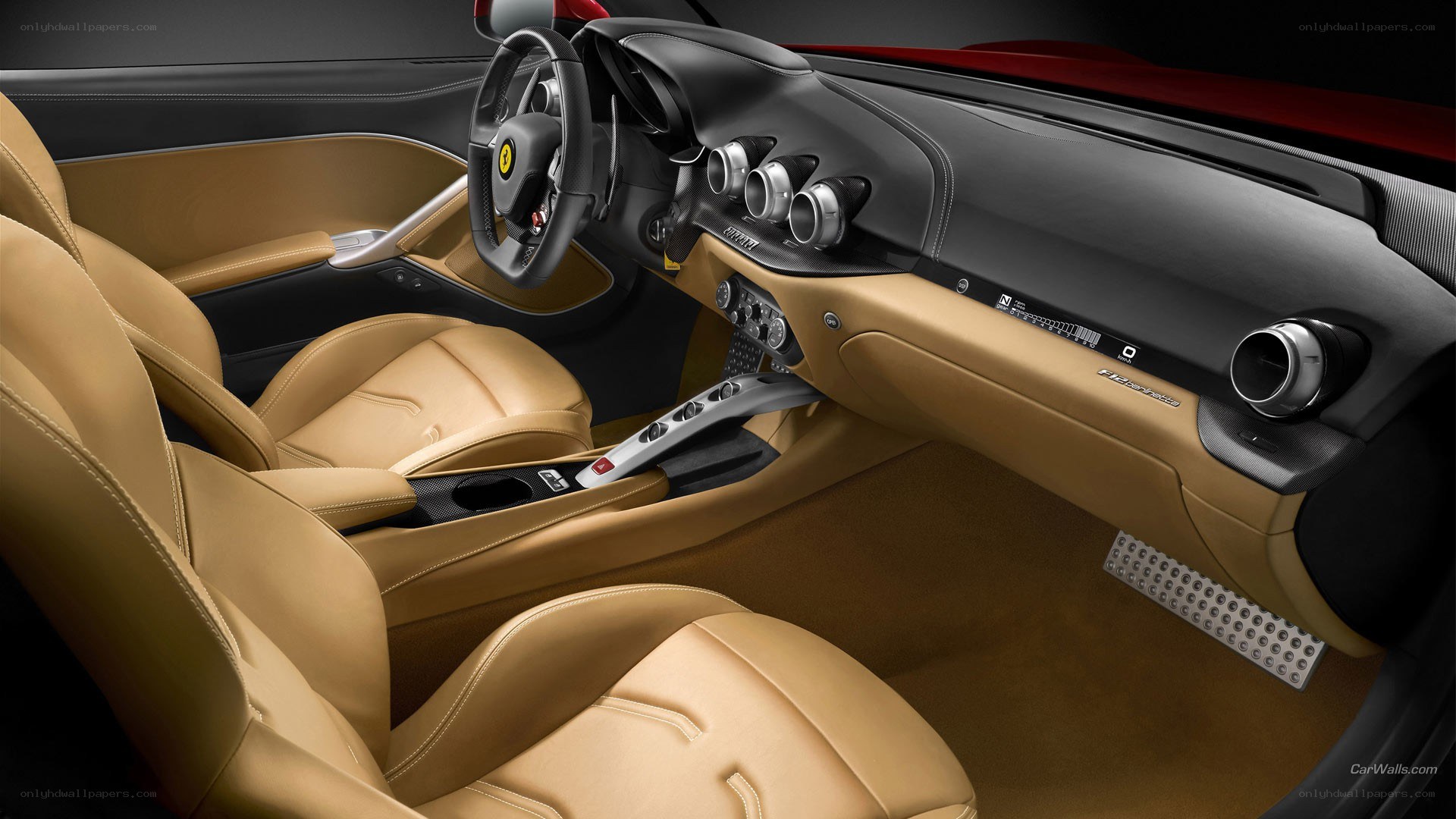 Ferrari interior cockpit