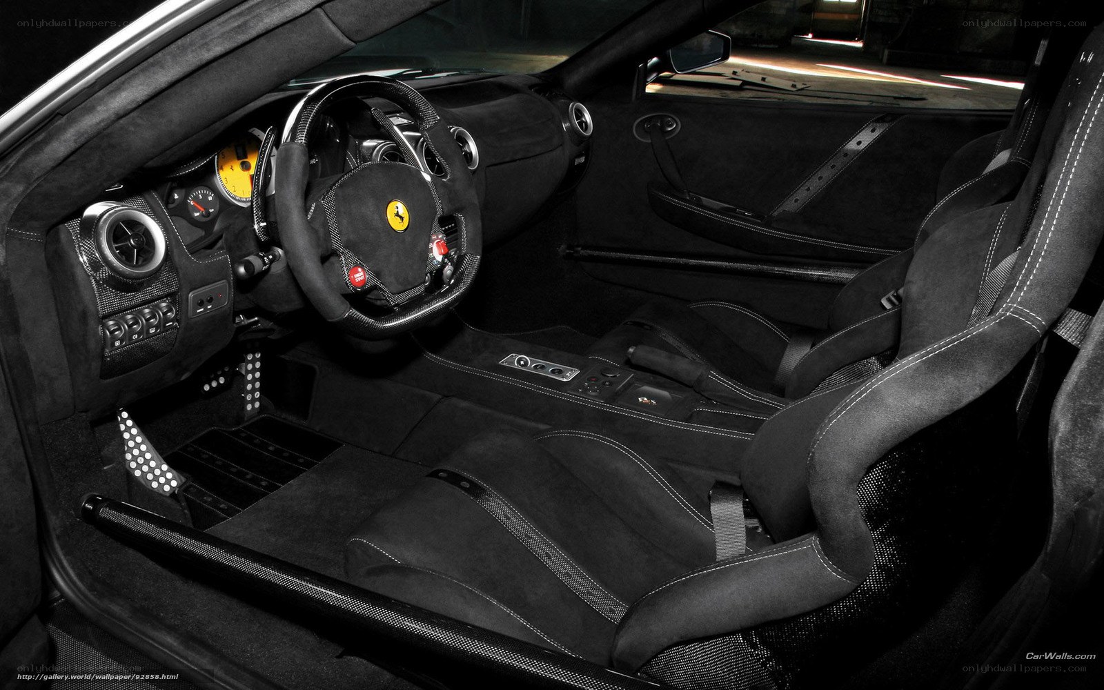 Ferrari interior cockpit