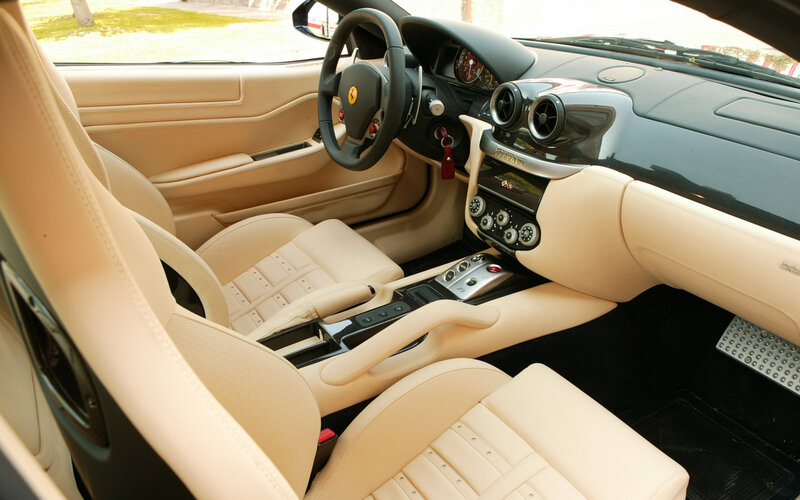 Ferrari interior cockpit