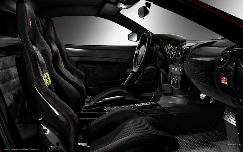Ferrari interior cockpit