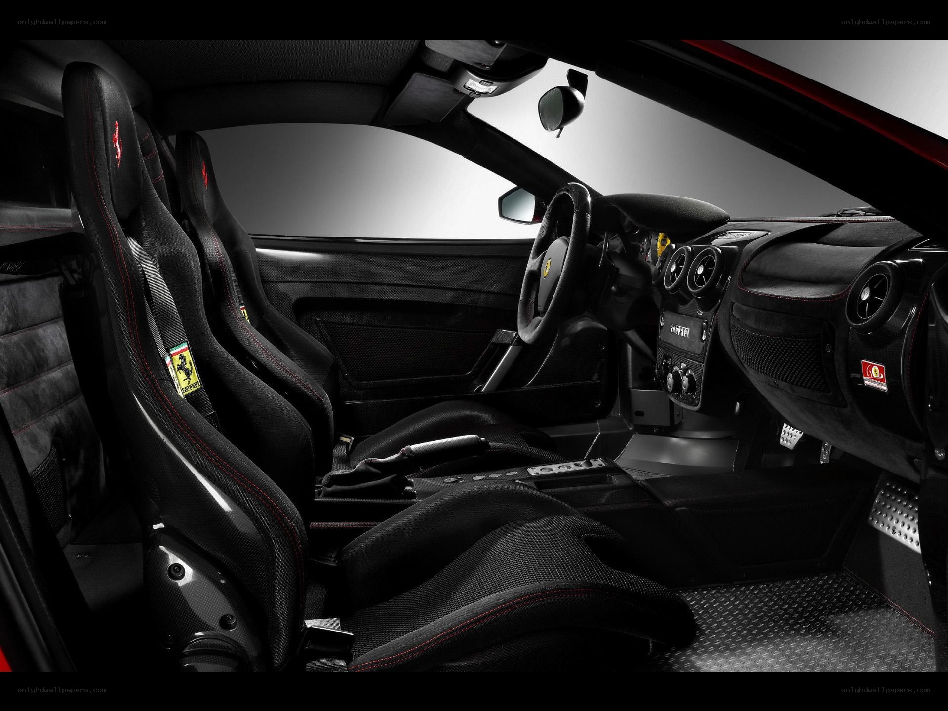 Ferrari interior cockpit