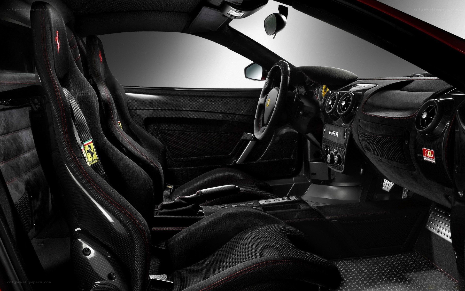 Ferrari interior cockpit