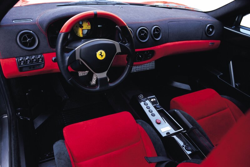 Ferrari interior cockpit