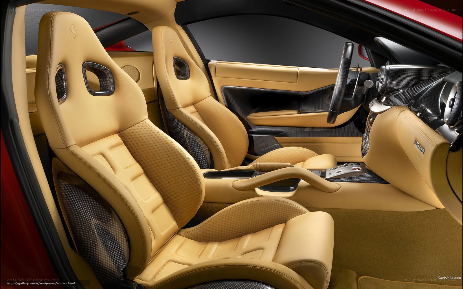 Ferrari interior cockpit