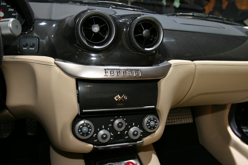Ferrari interior dashboard