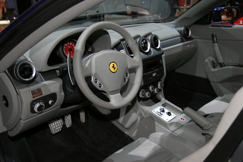 Ferrari interior dashboard