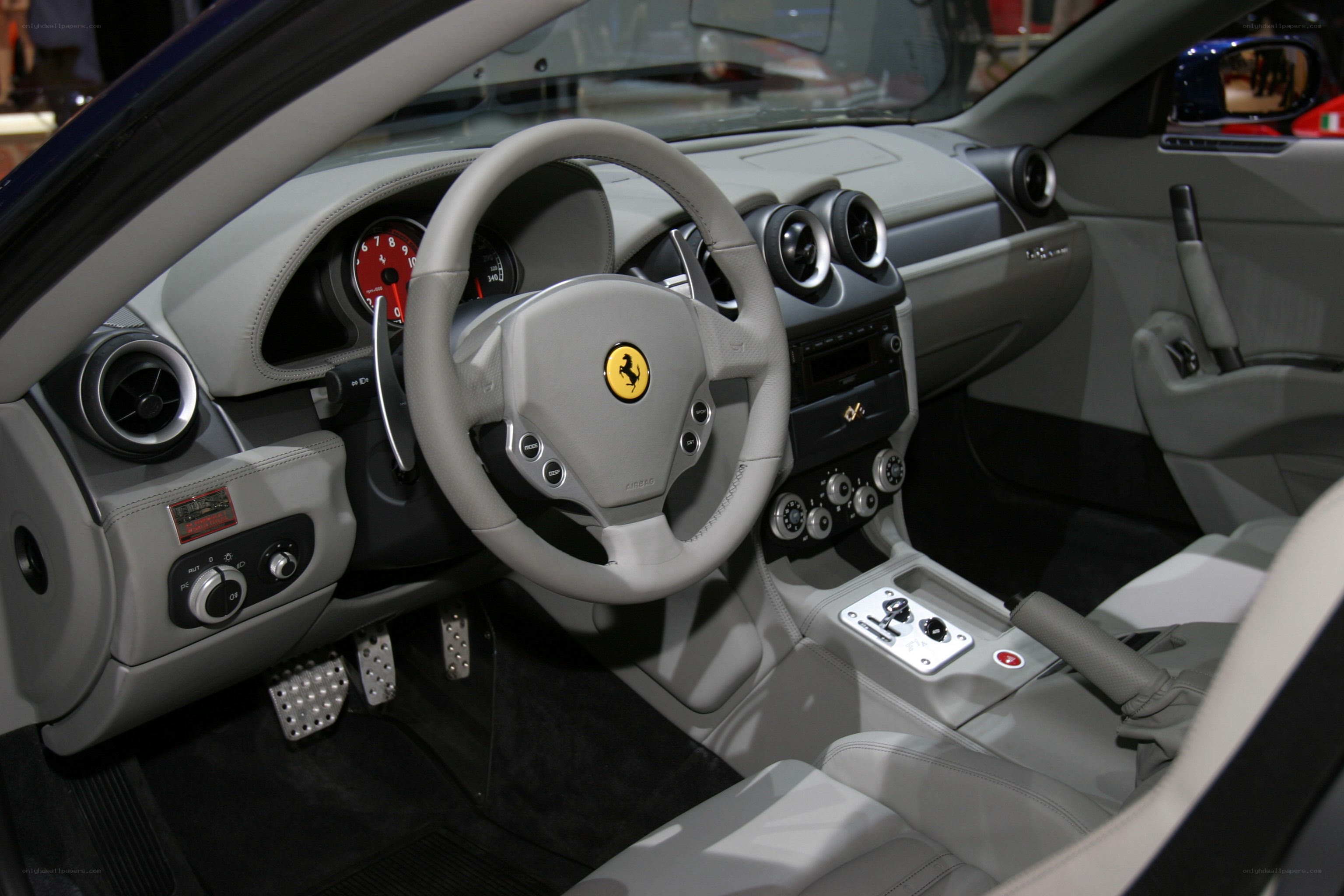 Ferrari interior dashboard