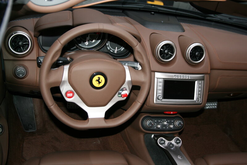 Ferrari interior dashboard