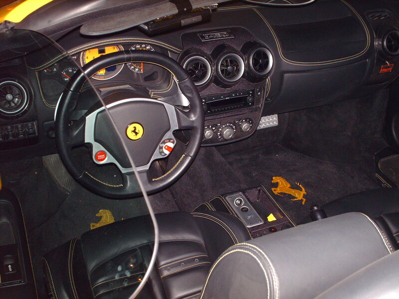 Ferrari interior dashboard