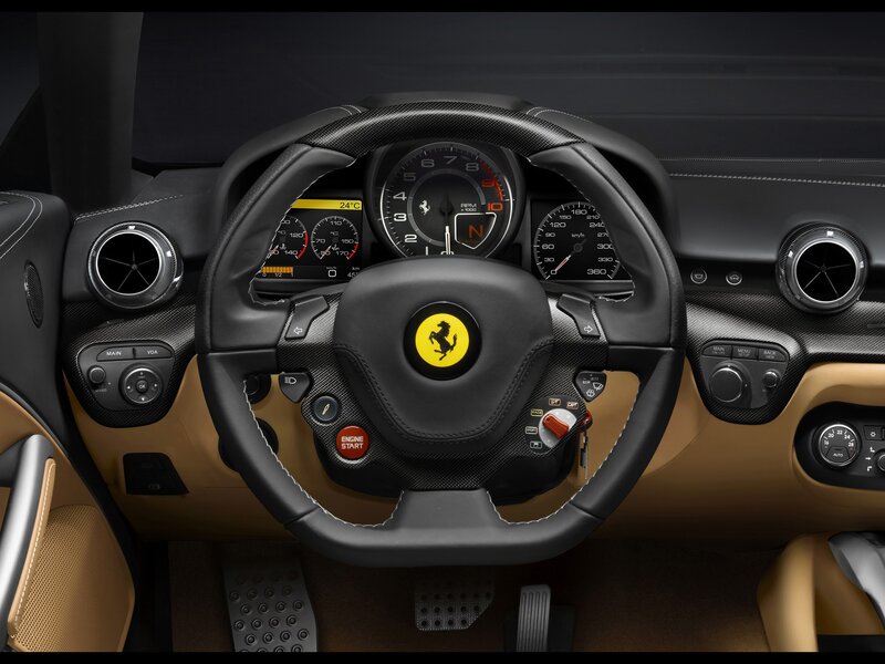 Ferrari interior dashboard