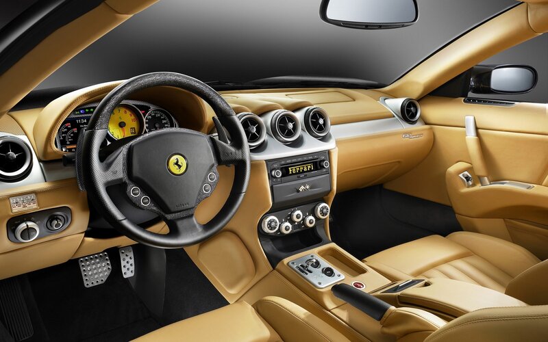 Ferrari interior dashboard