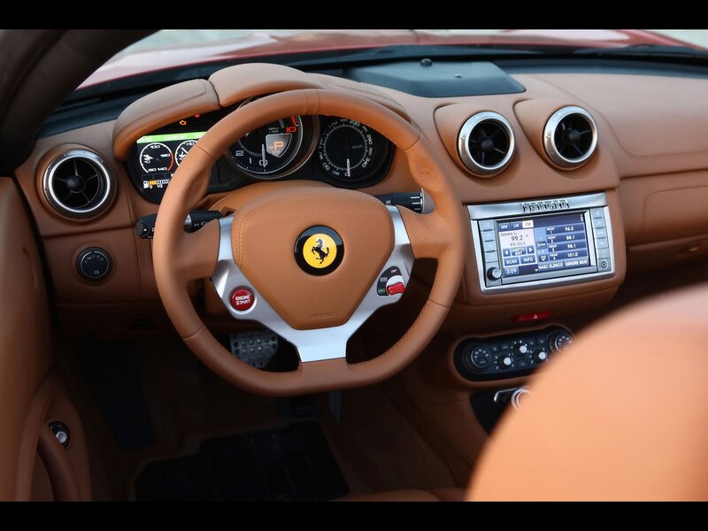 Ferrari interior dashboard
