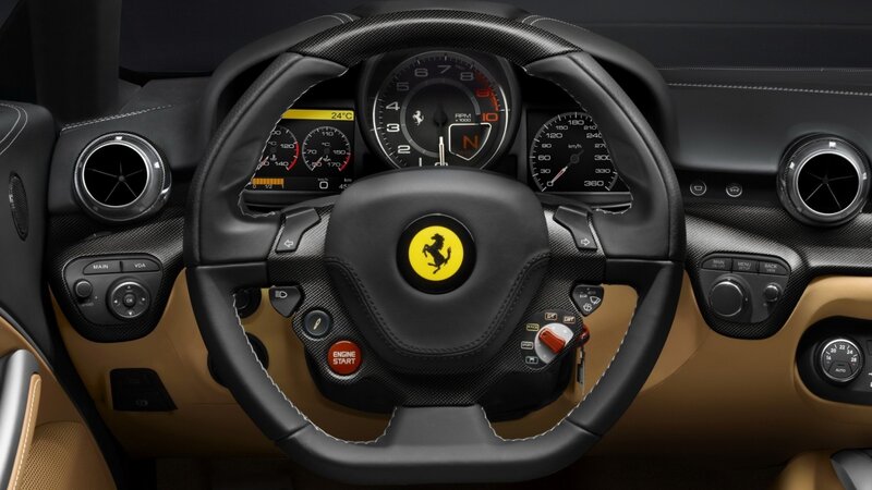 Ferrari interior dashboard