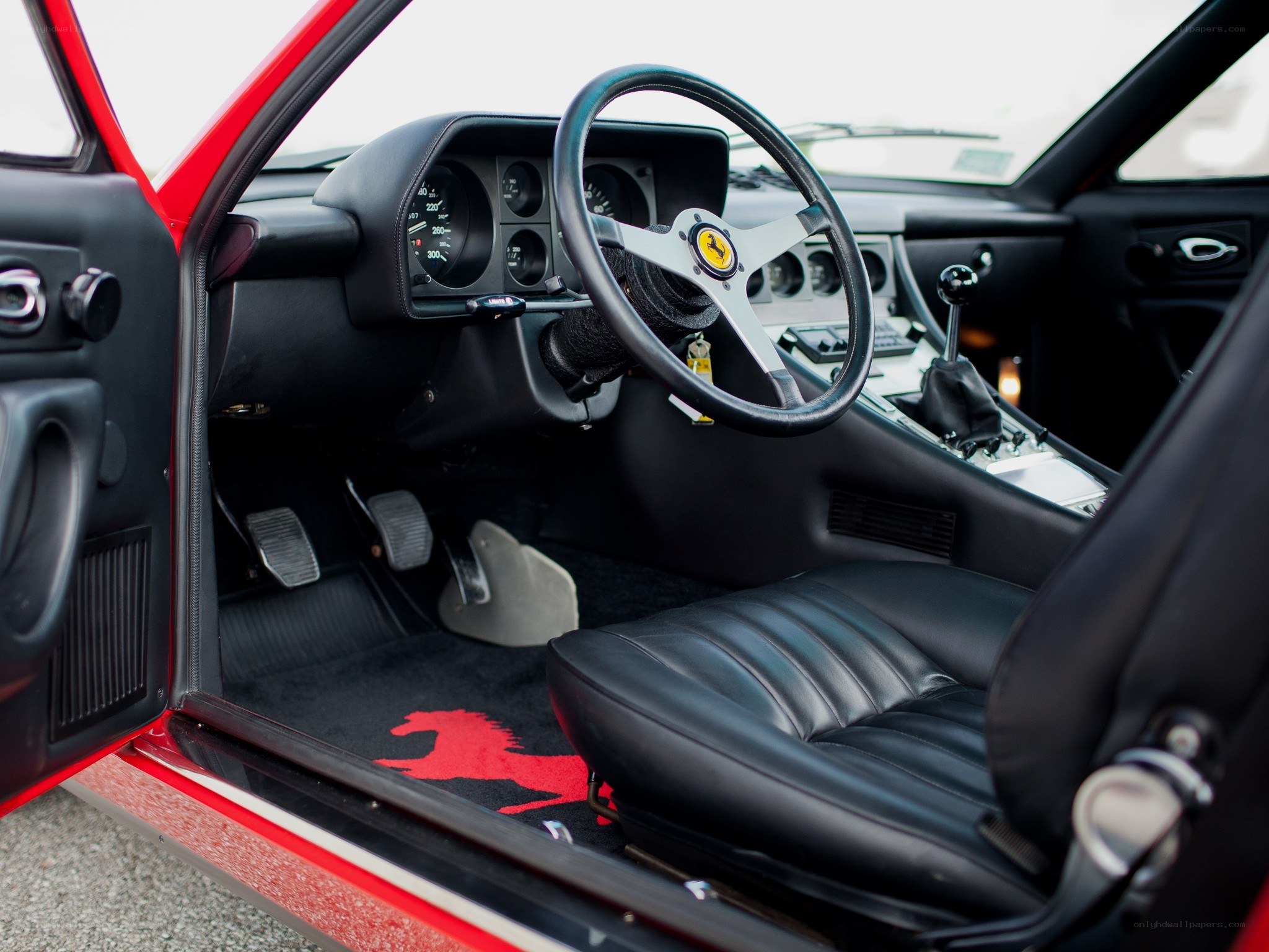Ferrari interior dashboard