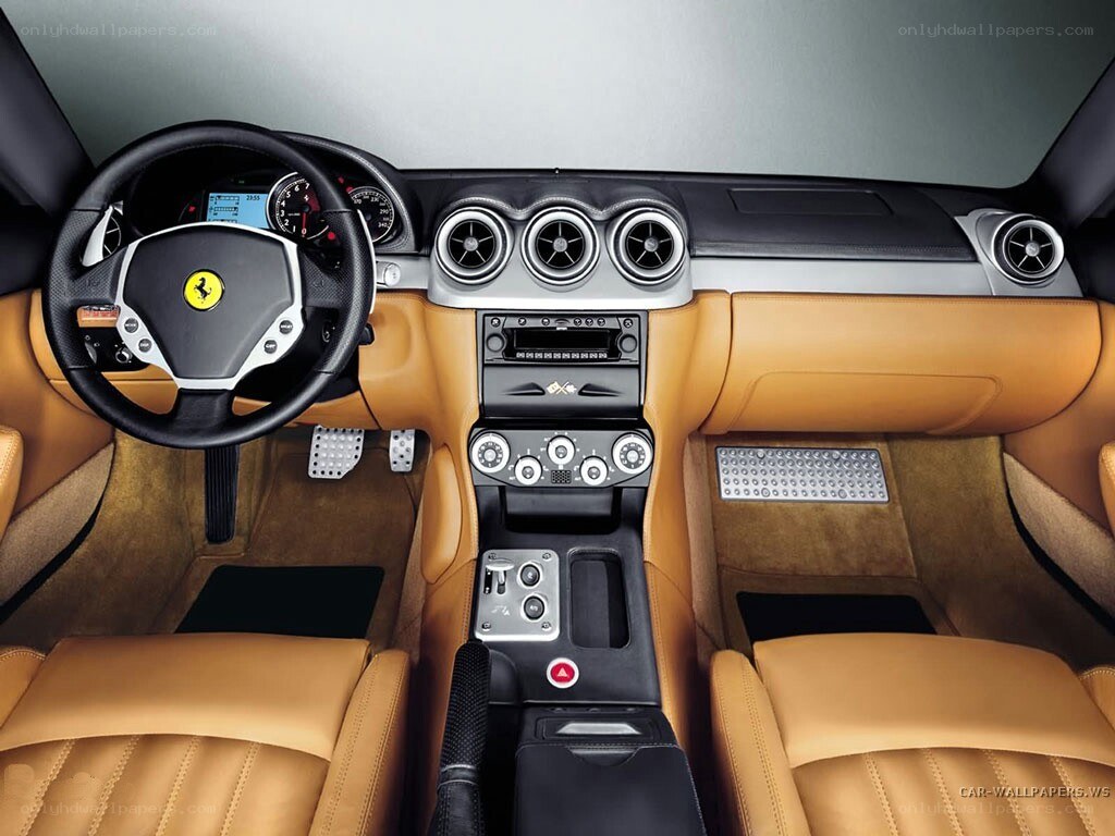 Ferrari interior dashboard