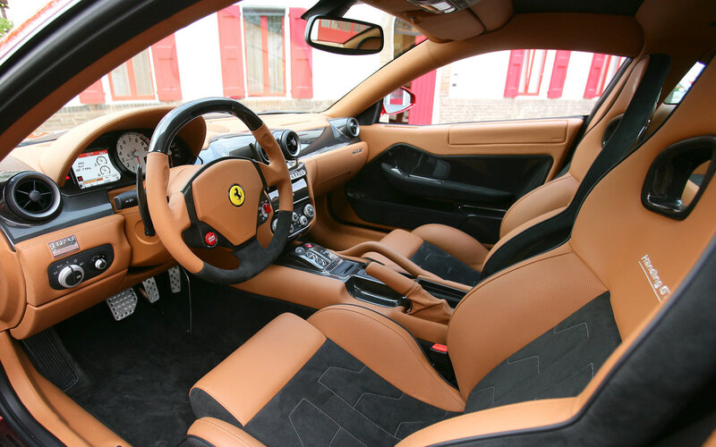 Ferrari interior dashboard