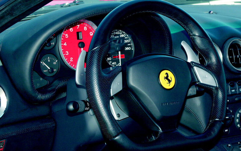 Ferrari interior dashboard