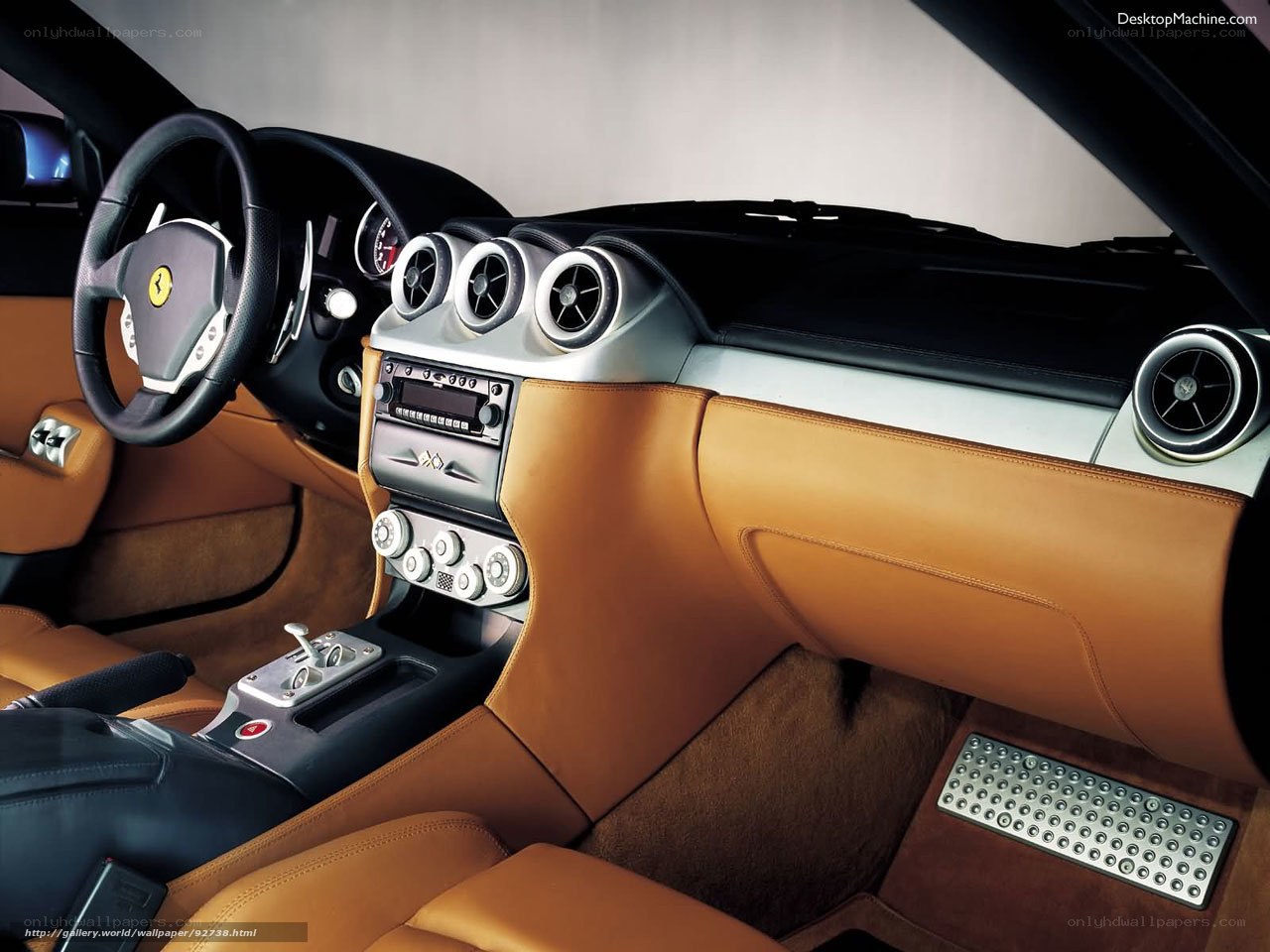 Ferrari interior dashboard