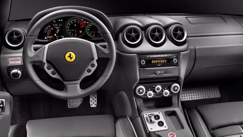 Ferrari interior dashboard