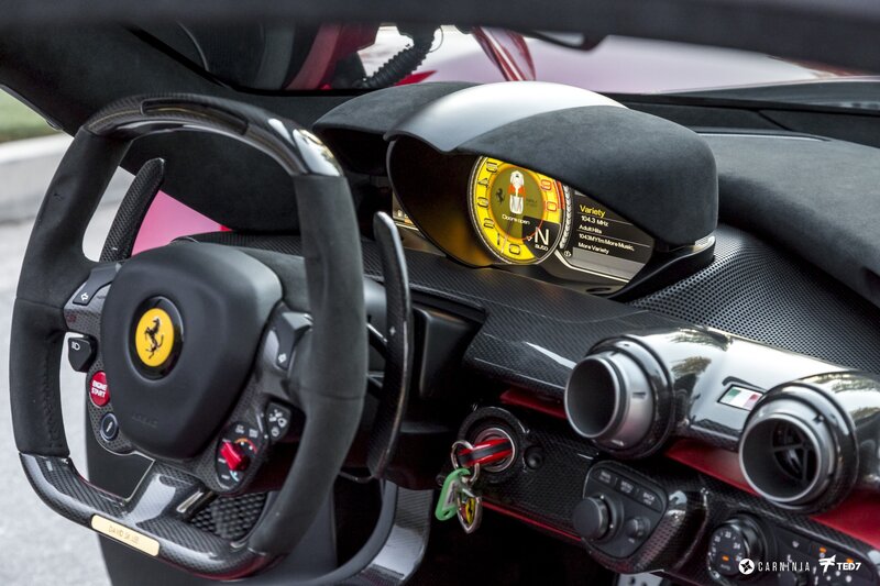 Ferrari Interior Dashboard — Black