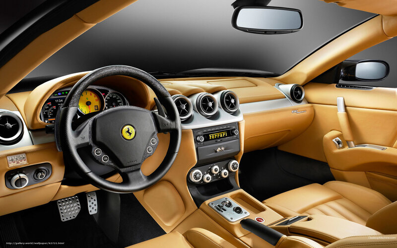 Ferrari interior dashboard