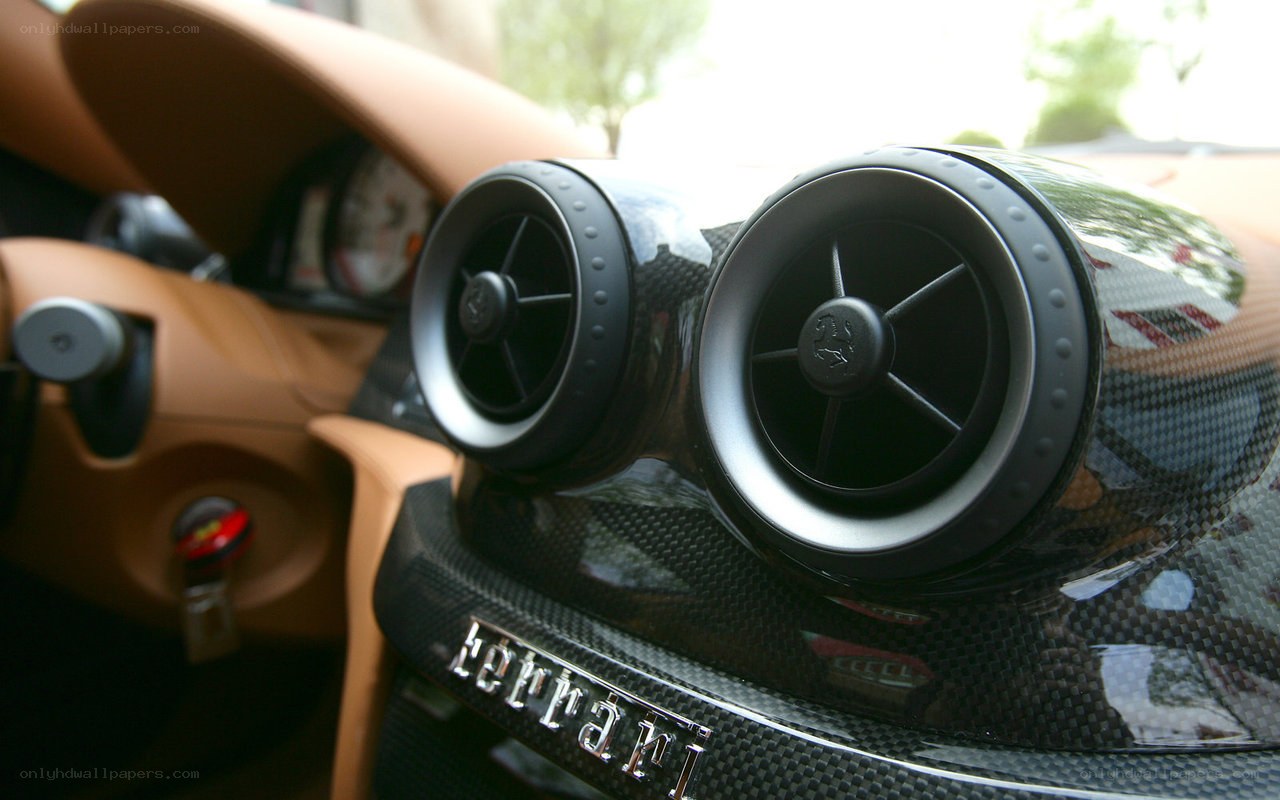 Ferrari interior details