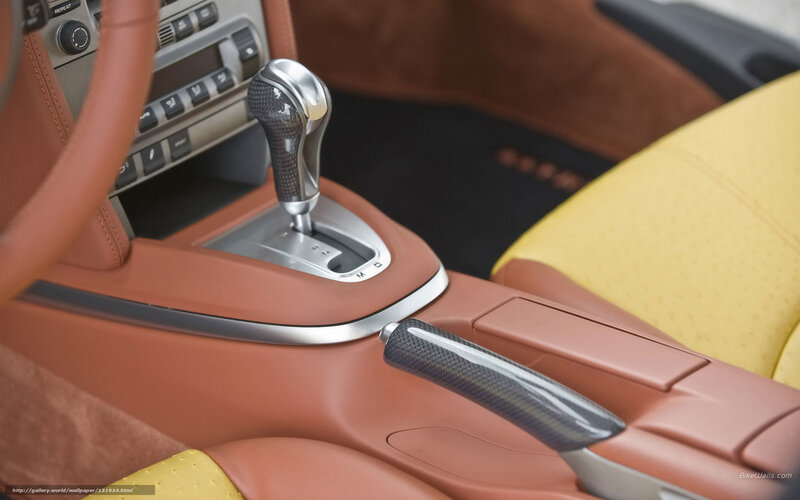 Ferrari interior gear shift