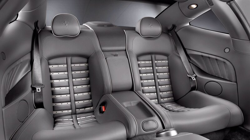 Ferrari interior rear seats