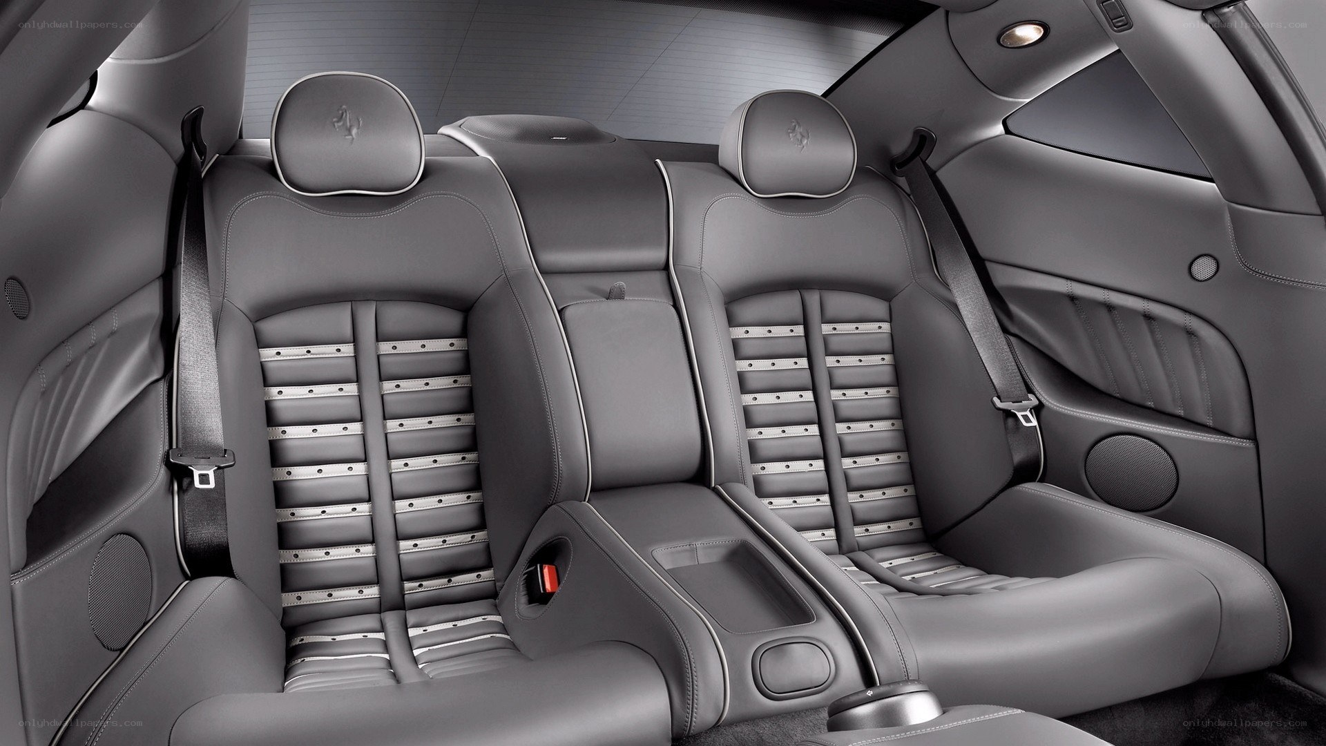 Ferrari interior rear seats