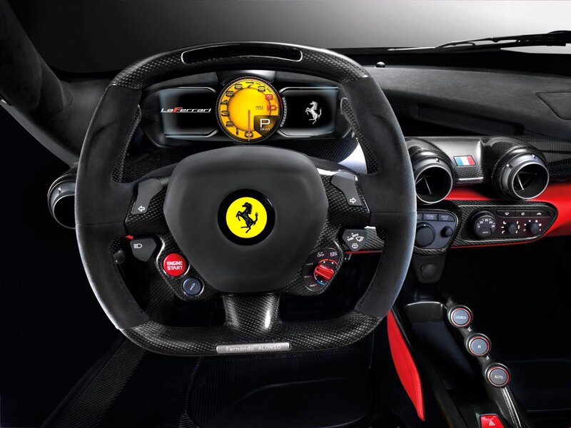 Ferrari LaFerrari Interior — Black