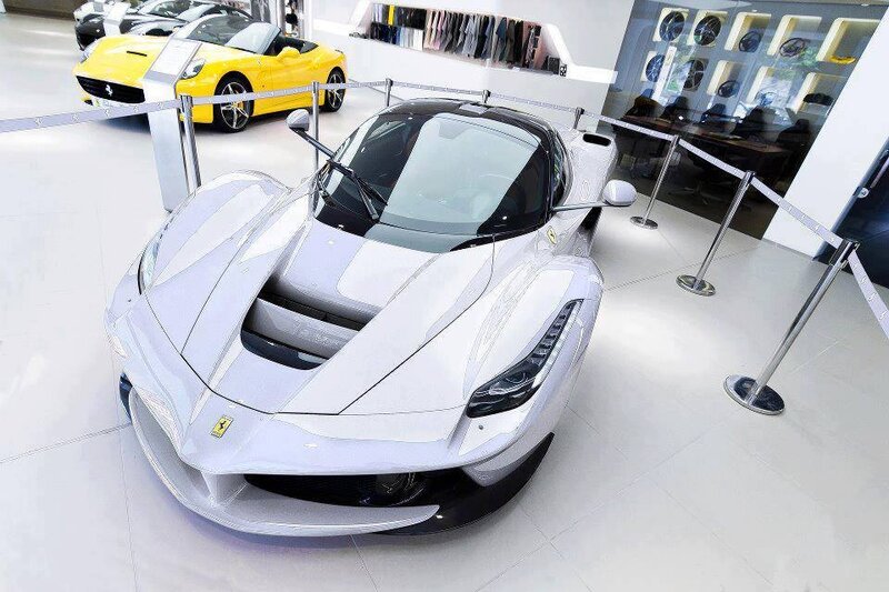 Ferrari LaFerrari on display