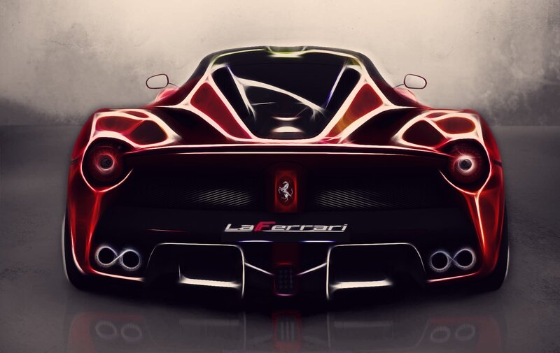 Ferrari LaFerrari rear view