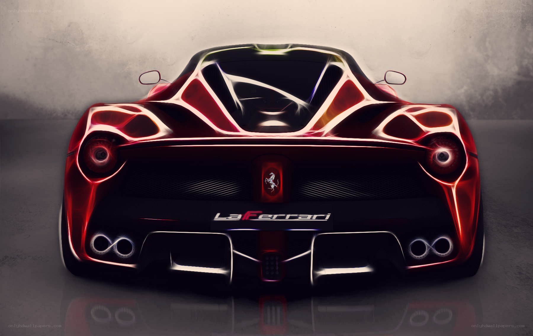 Ferrari LaFerrari rear view