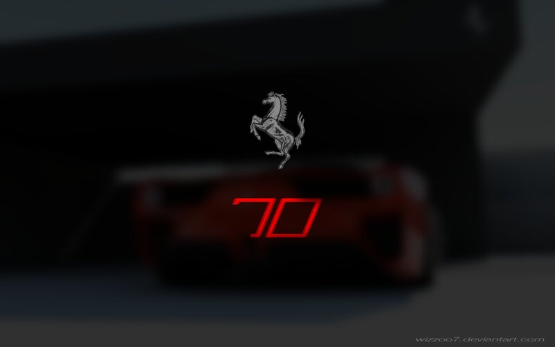Ferrari Logo and Car