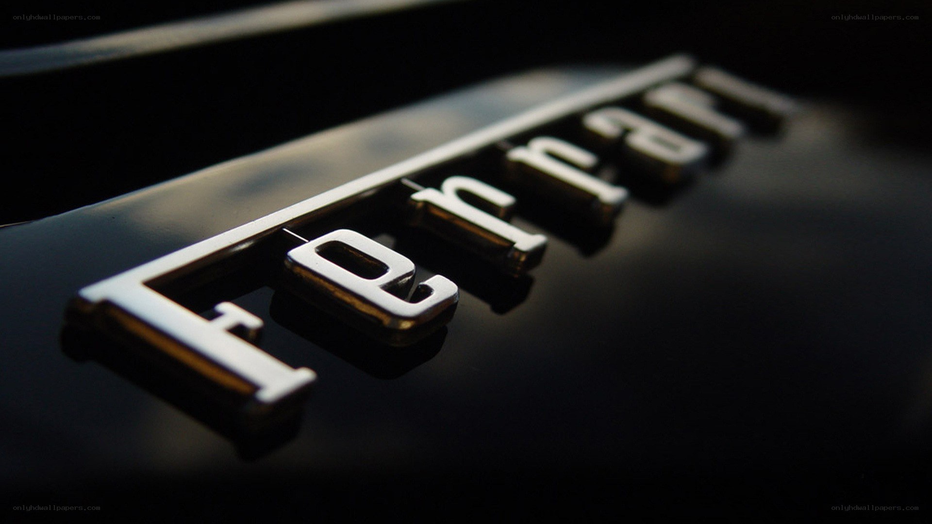 Ferrari logo on car