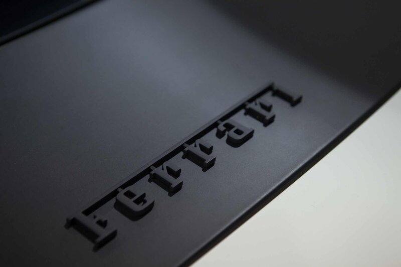 Ferrari Logo on Surface
