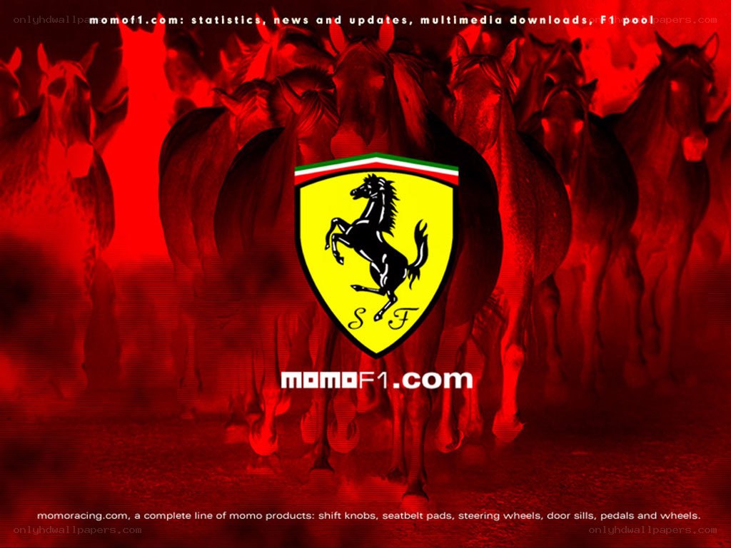 Ferrari logo with horses