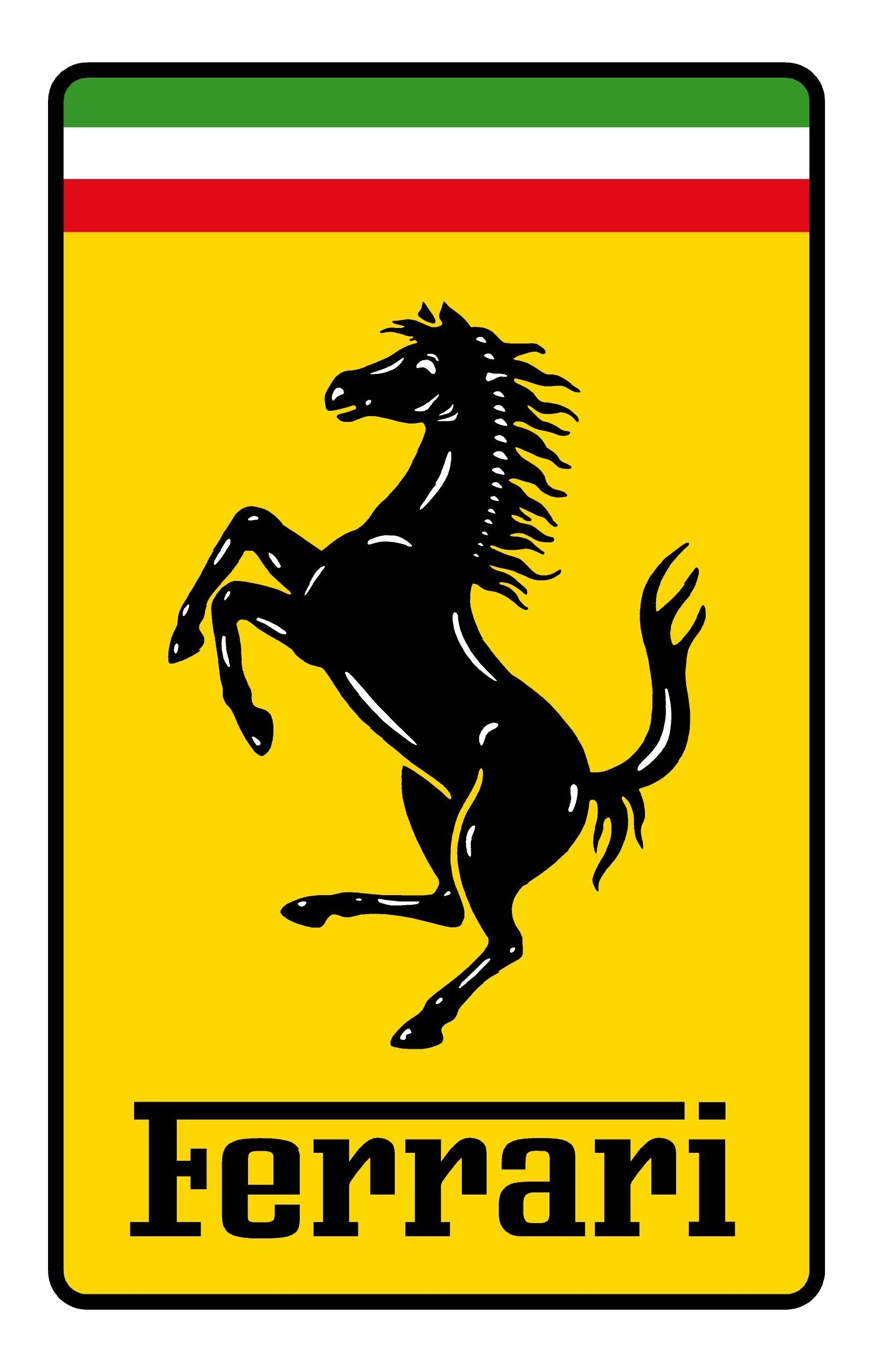 Ferrari logo with prancing horse