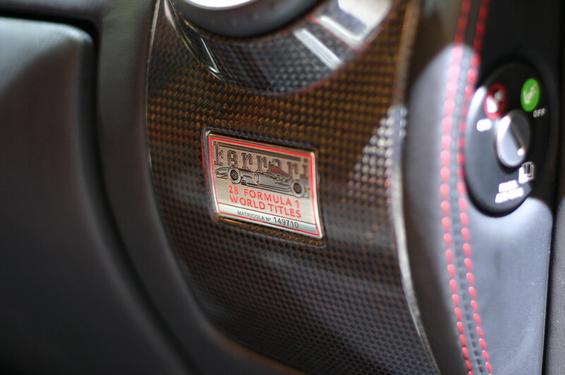 Ferrari plaque with world titles