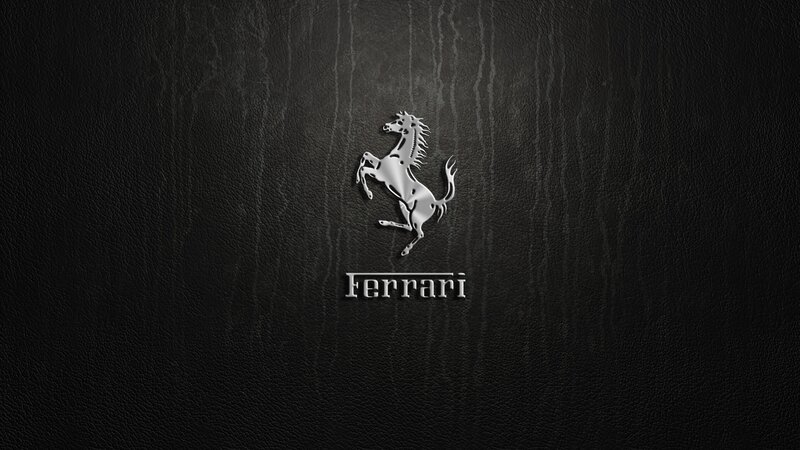 Ferrari Prancing Horse — Black