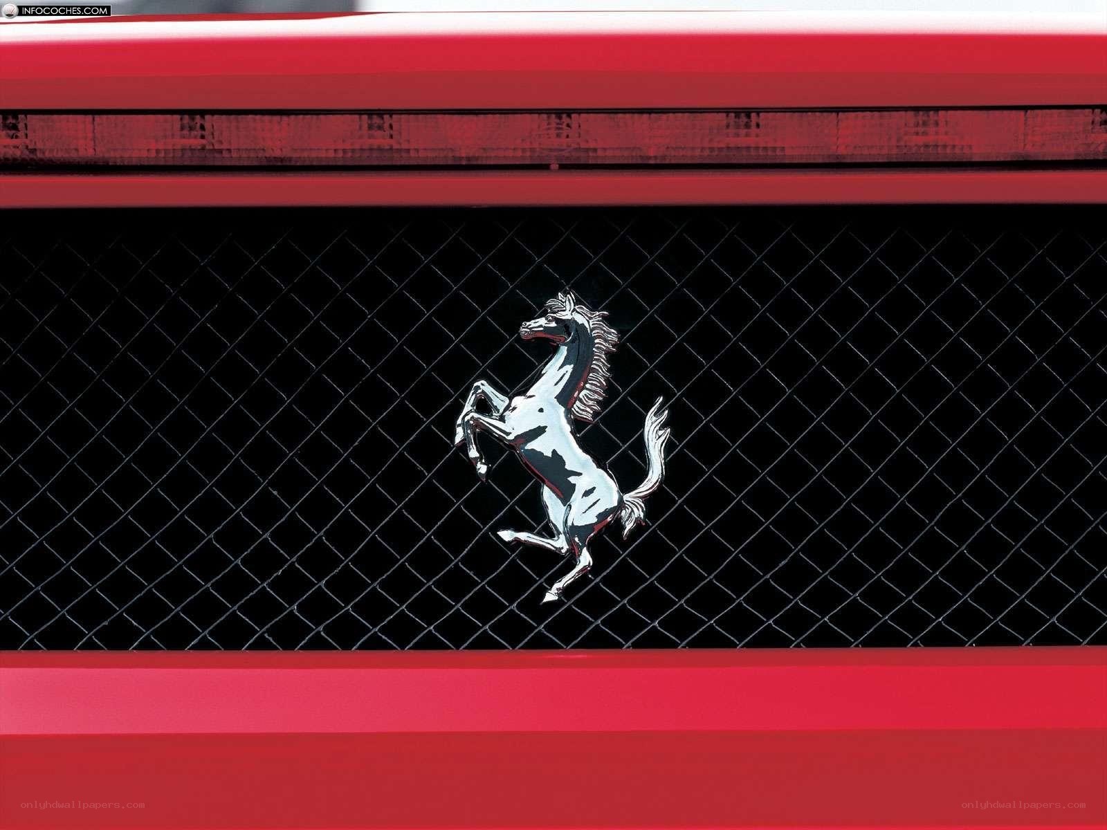 Ferrari prancing horse emblem