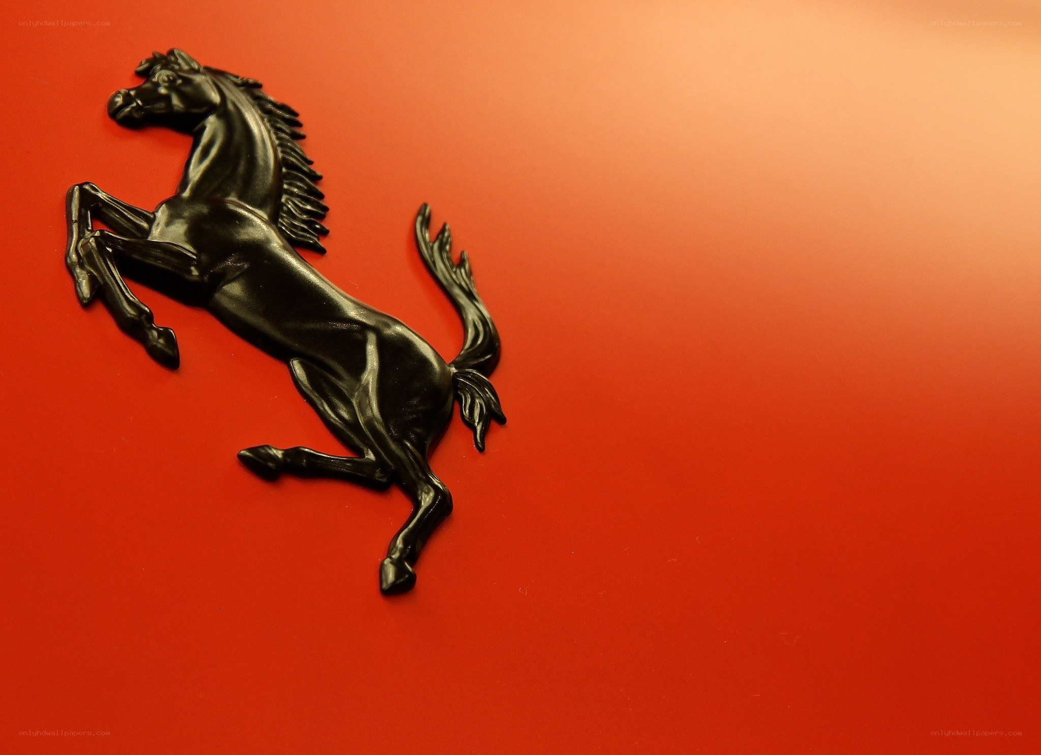 Ferrari prancing horse logo