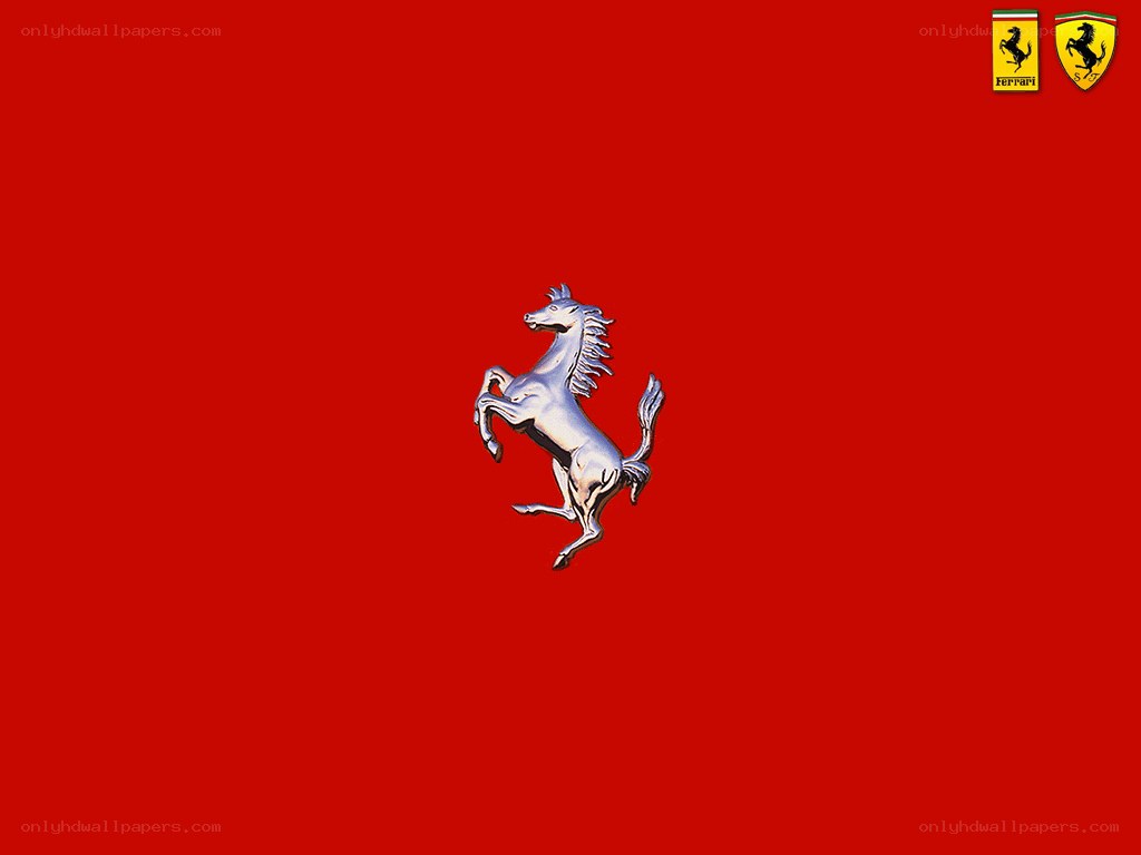 Ferrari prancing horse logo