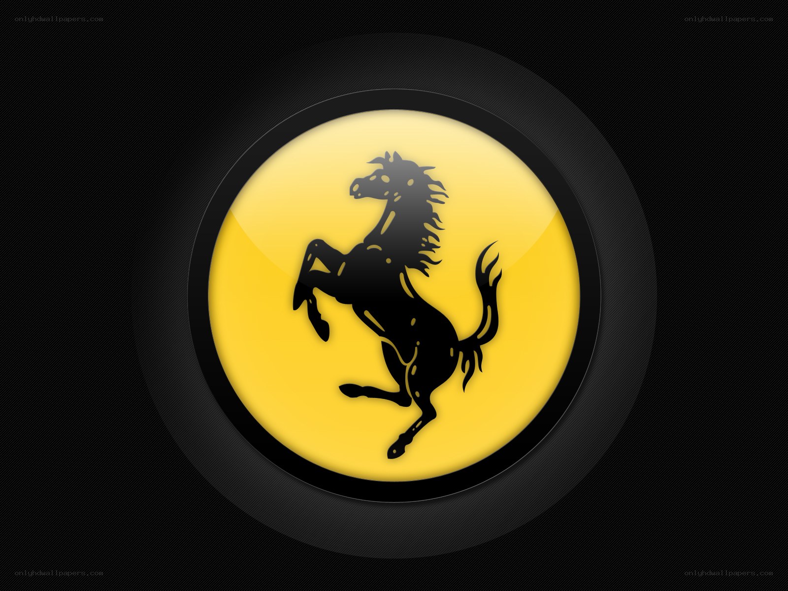 Ferrari prancing horse logo