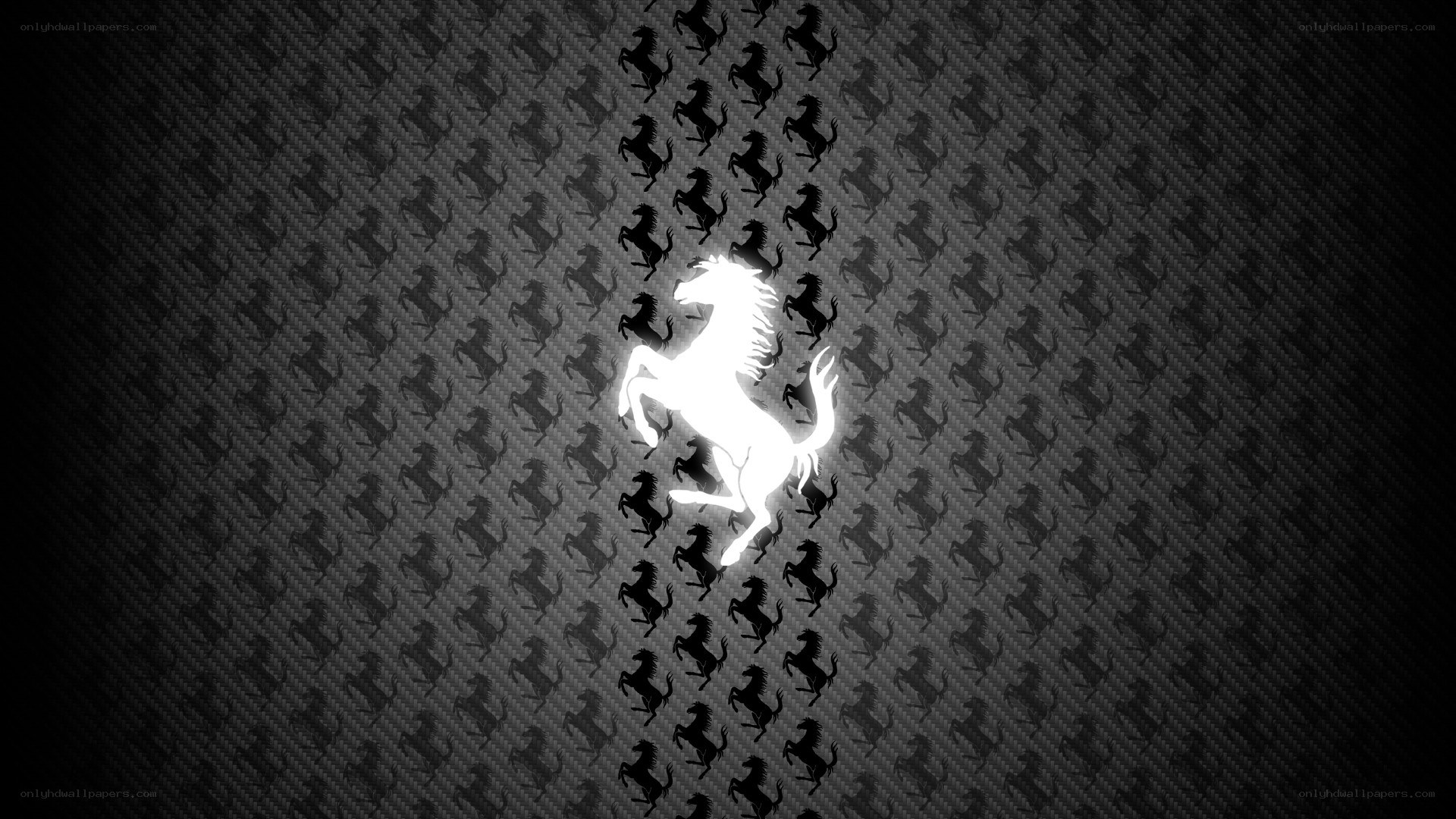 Ferrari prancing horse logo
