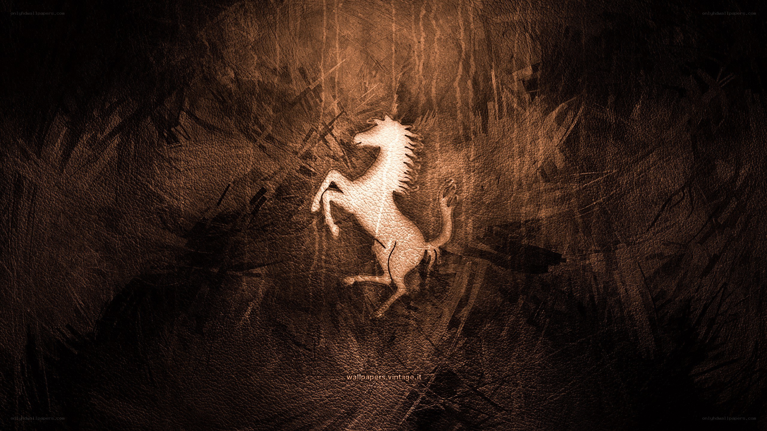 Ferrari prancing horse logo