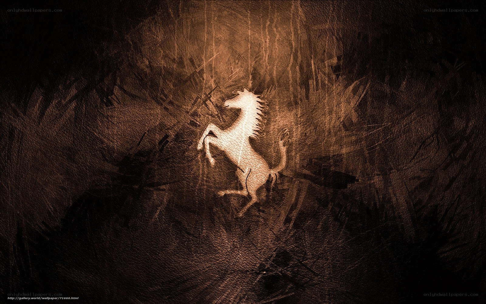 Ferrari prancing horse logo