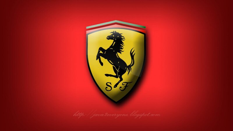 Ferrari Prancing Horse — Red, Dramatic, Digital Art, Shield