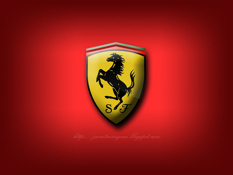 Ferrari Prancing Horse — Red